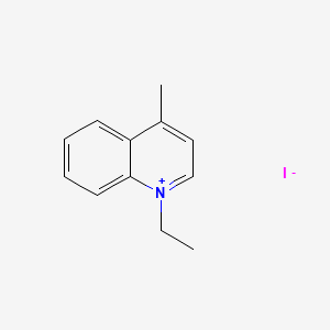 B1594322 1-Ethyl-4-methylquinolinium iodide CAS No. 605-59-4