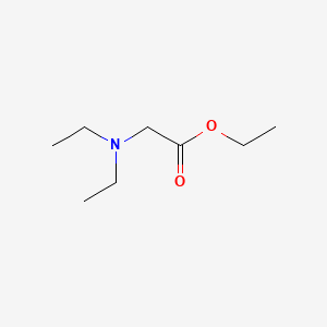 molecular formula C8H17NO2 B1594326 Glycine, N,N-diethyl-, ethyl ester CAS No. 2644-21-5