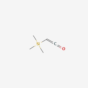 molecular formula C5H10OSi B1594332 Ethenone, (trimethylsilyl)- CAS No. 4071-85-6