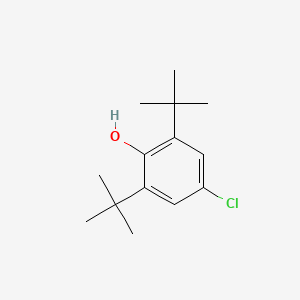 molecular formula C14H21ClO B1594333 2,6-Di-tert-butyl-4-chlorophenol CAS No. 4096-72-4
