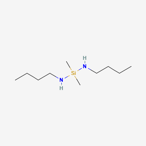molecular formula C10H26N2Si B1594347 Silanediamine, N,N'-dibutyl-1,1-dimethyl- CAS No. 6026-43-3