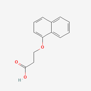 molecular formula C13H12O3 B1594351 3-(Naphthalen-1-yloxy)propanoic acid CAS No. 16563-41-0