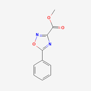 molecular formula C10H8N2O3 B1594357 5-苯基-1,2,4-恶二唑-3-羧酸甲酯 CAS No. 37384-61-5