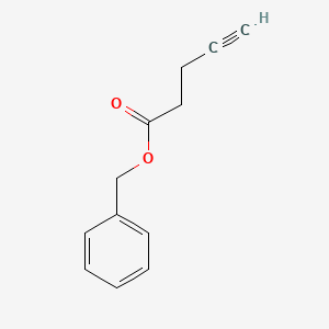 molecular formula C12H12O2 B1594367 4-戊炔酸，苯甲酯 CAS No. 126378-11-8
