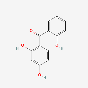 molecular formula C13H10O4 B1594374 2,2',4-三羟基二苯甲酮 CAS No. 13087-18-8