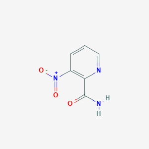 molecular formula C6H5N3O3 B1594375 3-Nitropiridina-2-carboxamida CAS No. 59290-92-5