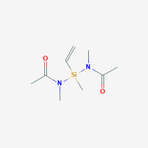 B1594385 Acetamide, N,N'-(ethenylmethylsilylene)bis[N-methyl- CAS No. 50791-87-2