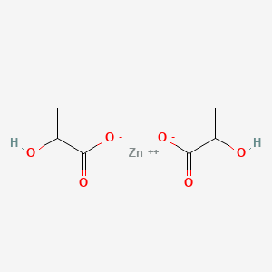 molecular formula C6H10O6Zn B1594389 Lactic acid ZINC salt CAS No. 6155-68-6