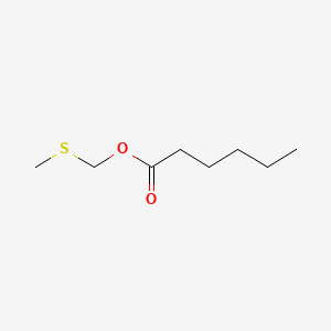 molecular formula C8H16O2S B1594403 Methylthiomethyl hexanoate CAS No. 74758-91-1