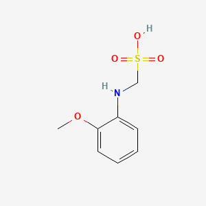 molecular formula C8H11NO4S B1594411 o-Anisidinomethanesulfonic acid CAS No. 93-13-0