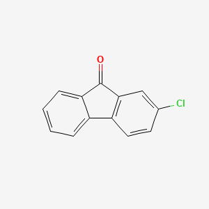 molecular formula C13H7ClO B1594422 9H-Fluoren-9-one, 2-chloro- CAS No. 3096-47-7