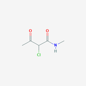molecular formula C5H8ClNO2 B1594424 2-Chloro-N-methyl-3-oxobutanamide CAS No. 4116-10-3