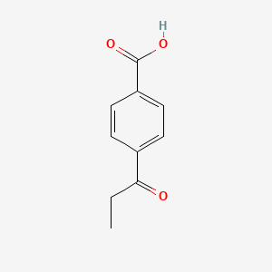 molecular formula C10H10O3 B1594425 4-丙酰苯甲酸 CAS No. 4219-55-0