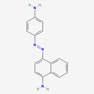 B1594426 1-Naphthalenamine, 4-[(4-aminophenyl)azo]- CAS No. 6054-48-4