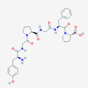 B159443 Tyrosyl-glycyl-prolyl-glycyl-phenylalanyl-proline CAS No. 137372-38-4