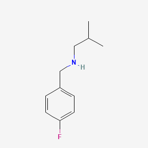 molecular formula C11H16FN B1594432 (4-氟苄基)异丁胺 CAS No. 359446-04-1