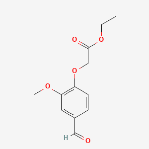 B1594433 Ethyl (4-formyl-2-methoxyphenoxy)acetate CAS No. 51264-70-1
