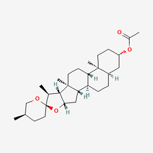 B1594441 Smilagenin acetate CAS No. 4947-75-5