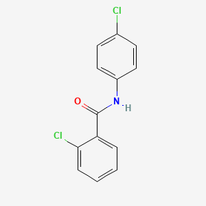 molecular formula C13H9Cl2NO B1594446 2-氯-N-(4-氯苯基)苯甲酰胺 CAS No. 319-39-1