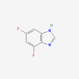 molecular formula C7H4F2N2 B1594451 4,6-二氟苯并咪唑 CAS No. 2208-24-4