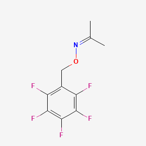 molecular formula C10H8F5NO B1594457 Acetone O-pentafluorophenylmethyl-oxime CAS No. 899828-53-6