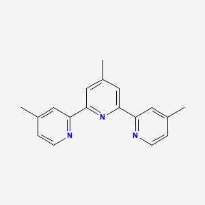 molecular formula C18H17N3 B1594463 2,2':6',2''-Terpyridine, 4,4',4''-trimethyl- CAS No. 33354-75-5