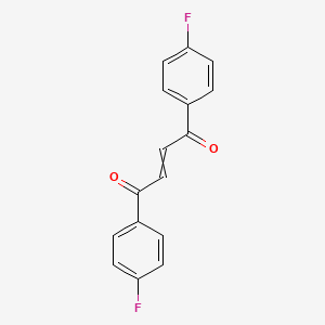 molecular formula C16H10F2O2 B1594467 1,4-双(4-氟苯基)丁-2-烯-1,4-二酮 CAS No. 25650-13-9