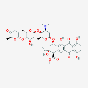molecular formula C42H53NO16 B159447 斯巴达霉素 B CAS No. 134910-04-6