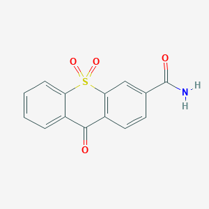molecular formula C14H9NO4S B1594475 9-氧代-9H-噻吨-3-甲酰胺 10,10-二氧化物 CAS No. 51762-93-7