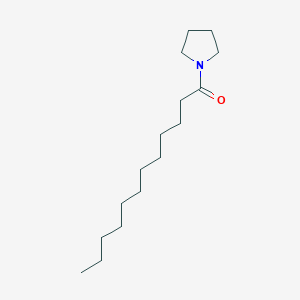 molecular formula C16H31NO B1594481 1-(吡咯烷-1-基)十二碳酮 CAS No. 70974-45-7