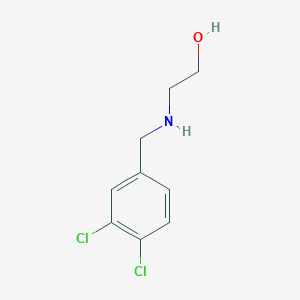 molecular formula C9H11Cl2NO B1594492 2-[(3,4-Dichlorobenzyl)amino]ethanol CAS No. 40172-06-3