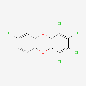 molecular formula C12H3Cl5O2 B1594517 1,2,3,4,7-五氯二苯并-对-二恶英 CAS No. 39227-61-7