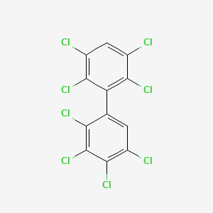 molecular formula C12H2Cl8 B1594520 2,2',3,3',4,5,5',6'-八氯联苯 CAS No. 52663-75-9