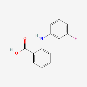 molecular formula C13H10FNO2 B1594531 N-(3-氟苯基)邻氨基苯甲酸 CAS No. 54-59-1