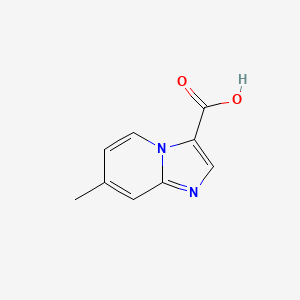 molecular formula C9H8N2O2 B1594550 7-Methylimidazo[1,2-a]pyridine-3-carboxylic acid CAS No. 21801-80-9