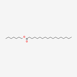 molecular formula C25H50O2 B1594555 庚基硬脂酸酯 CAS No. 24466-84-0