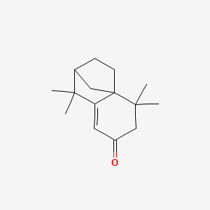 B1594558 7H-2,4a-Methanonaphthalen-7-one, 1,2,3,4,5,6-hexahydro-1,1,5,5-tetramethyl- CAS No. 23747-14-0