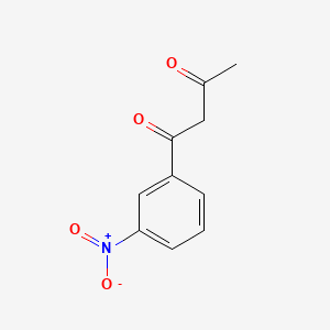 molecular formula C10H9NO4 B1594570 1-(3-硝基苯基)丁烷-1,3-二酮 CAS No. 5435-66-5