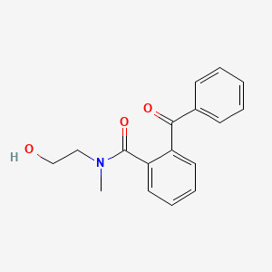 molecular formula C17H17NO3 B1594575 2-苯甲酰基-N-(2-羟乙基)-N-甲基苯甲酰胺 CAS No. 24833-47-4