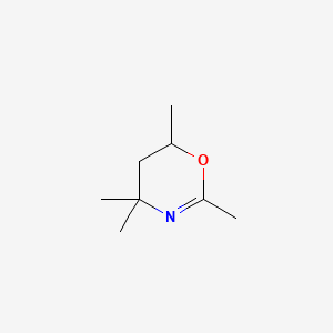 molecular formula C8H15NO B1594599 2,4,4,6-Tetramethyl-1-oxa-3-aza-2-cyclohexene CAS No. 26939-18-4