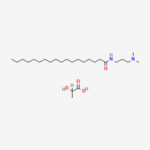 molecular formula C26H54N2O4 B1594607 Stearamidopropyl dimethylamine lactate CAS No. 55819-53-9