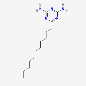 molecular formula C14H27N5 B1594621 6-十一烷基-1,3,5-三嗪-2,4-二胺 CAS No. 2533-34-8