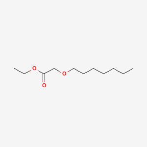 molecular formula C11H22O3 B1594625 Ethyl heptyloxyacetate CAS No. 3938-81-6