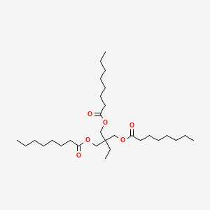 molecular formula C30H56O6 B1594629 三羟甲基丙烷三辛酸酯 CAS No. 4826-87-3