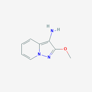 molecular formula C8H9N3O B159463 2-Methoxypyrazolo[1,5-a]pyridin-3-amine CAS No. 136548-56-6