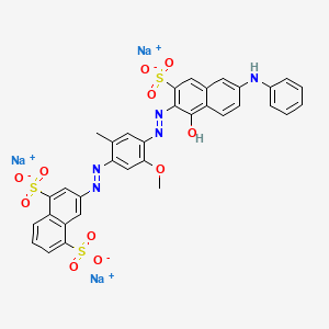 B1594637 C.I. Direct Violet 35, trisodium salt CAS No. 6227-20-9