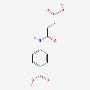 B1594648 4-(3-Carboxypropanamido)benzoic acid CAS No. 76475-62-2