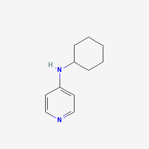 B1594663 N-cyclohexylpyridin-4-amine CAS No. 34844-87-6