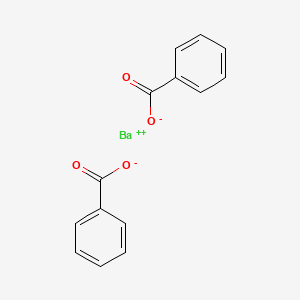 molecular formula C14H10BaO4 B1594676 Barium dibenzoate CAS No. 533-00-6