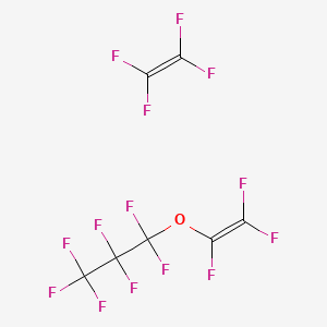 molecular formula C7F14O B1594685 Propane, 1,1,1,2,2,3,3-heptafluoro-3-((trifluoroethenyl)oxy)-, polymer with tetrafluoroethene CAS No. 26655-00-5